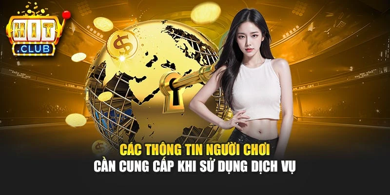Các thông tin người chơi cần cung cấp khi sử dụng dịch vụ
